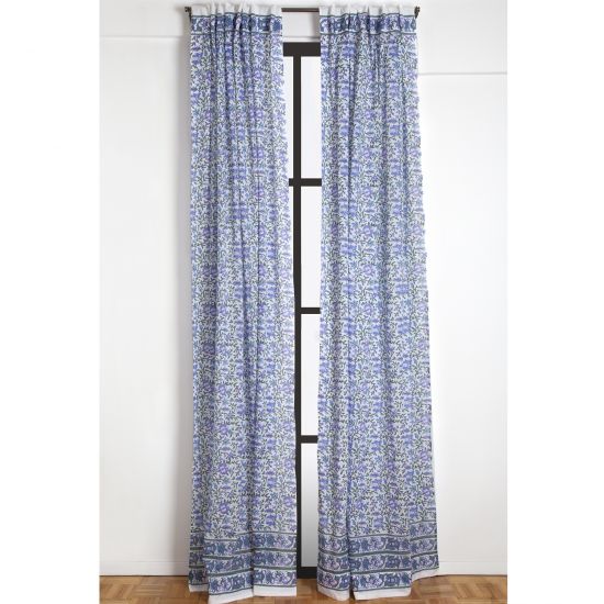 Aria Curtain - Lavender/Blue